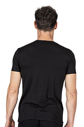 Özkan 11144 Erkek Yuvarlak Simit Yaka Pamuklu Modal Tişört Fanila