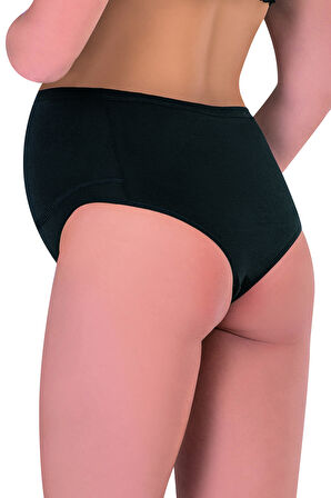 Özkan 23582 Kadın Pamuklu Likralı Yumuşak Esnek Süprem Hamile Lohusa Yüksek Bel Bato Külot