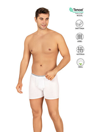 Özkan 11256 Erkek Premium Kumaş Modal Pamuklu Esnek Yumuşak Boxer Şort