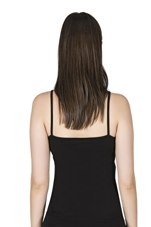 Özkan 24264 Kadın Pamuklu Modal Esnek Rahat Havuz Yaka Biyeli İp Askılı Atlet