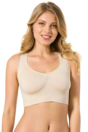 Beyaz 4001 Soft Sporcu Büstiyer