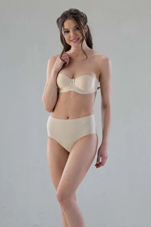 Kadın Bej Seamless Mama Slip 3002