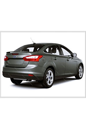 Focus 3 Sedan Krom Cam Çıtası 8 Parça 2010-2018 Uyumlu Arası Paslanmaz Çelik