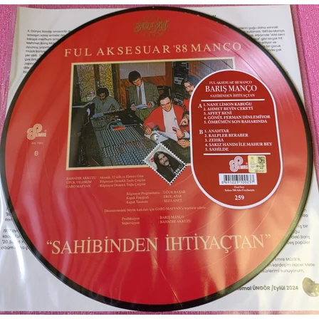 Barış Manço - Sahibinden İhtiyaçtan (Picture Disk) - Plak
