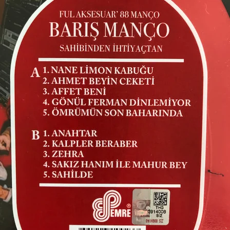 Barış Manço - Sahibinden İhtiyaçtan (Picture Disk) - Plak