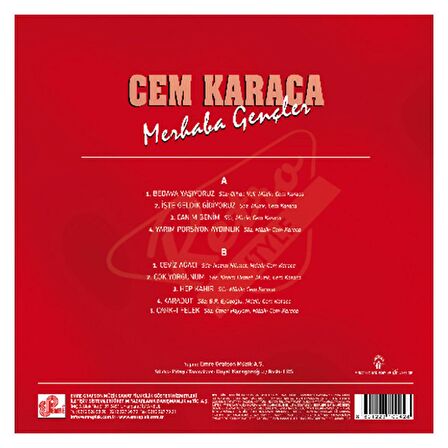 Cem Karaca - Merhaba Gençler LP Plak