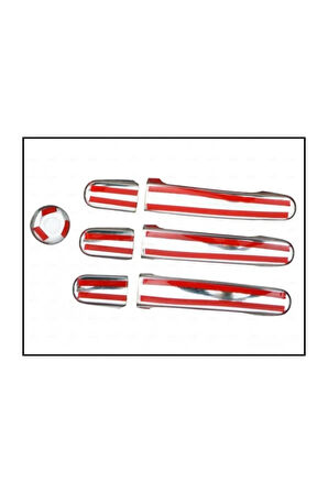 Tourneo Custom Krom Kapı Kolu 3 Kapı 7 Parça 2012 Üzeri P.çelik