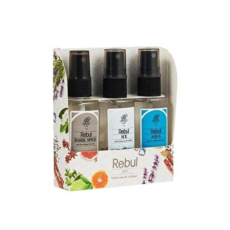 Rebul Dark Spice + Ice + Aqua 50 ML 3'lü Set