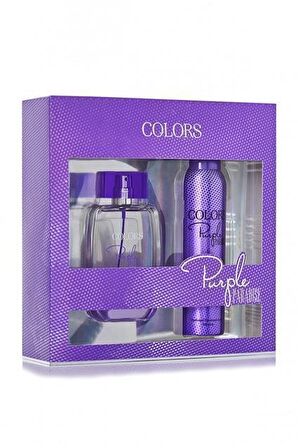 Rebul Colors Purple B EDP Çiçeksi Kadın Parfüm 100 ml & Deodorant 150 ml