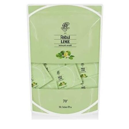 Rebul Lime Kolonyalı Mendil 50'li