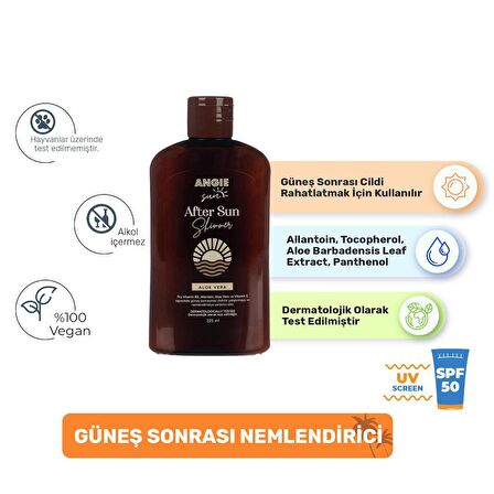 Angie Sun After Sun Shimmer Güneş Sonrası Jel 200 ML (Vegan)