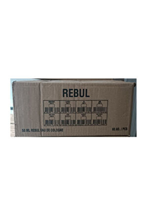 Rebul Dark Spice Edc 50ml Sprey Pet Şişe 60 Adet (1 koli) Dark Spice Kokulu Kolonya