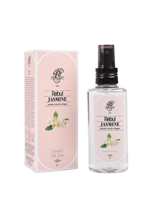 Rebul Jasmine - Yasemin Çiçeği Edc 125ml Sprey Pet Şişeli Kolonya 12 Adet (1 Koli)
