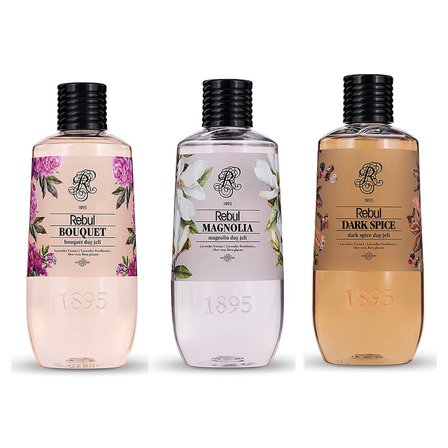Rebul Duş Jeli 500 ml Magnolia-Dark Space-Bouquet 3 lü Karma Set
