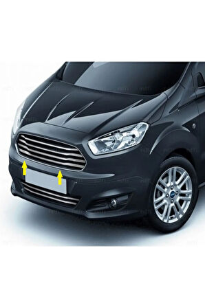 F. Courier Uyumlu Krom Ön Panjur 4 Parça 2014-2018 Arası Paslanmaz Çelik (GENİŞ)