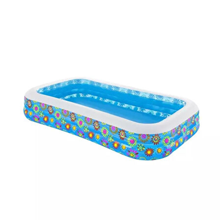 Bestway Funky Floral Şişme Aile Havuzu Jumbo Boy ( Çiçek Desenli )