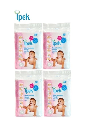Bebek Temizleme Pamuğu 30 Adet (30x60'lı Paket)