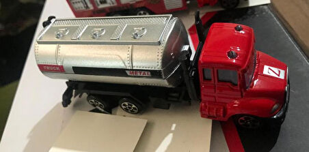 Oyuncak Metal Model İtfaiye Kamyonları 3 lü Metal Set