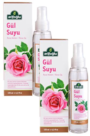 Arifoğlu Gül Suyu 125ml - 2 Adet