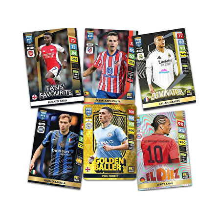 Fifa 365 Adrenalyn Xl 2025 Futbolcu Kartları 25 Paket (150 Kart)