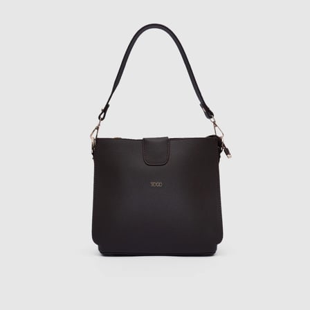Kadın Kahverengi Sentetik Deri Casual Çapraz Çanta [TG930309]