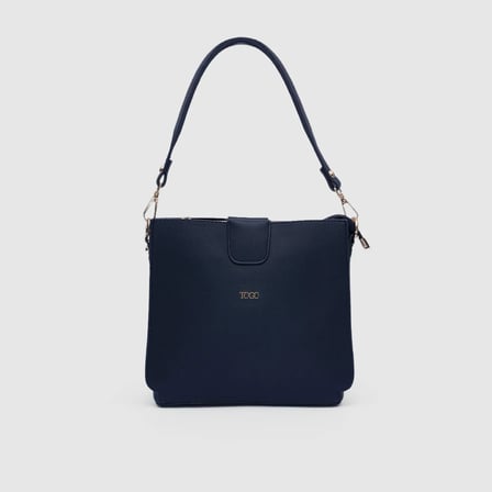 Kadın Lacivert Sentetik Deri Casual Çapraz Çanta [TG930309]