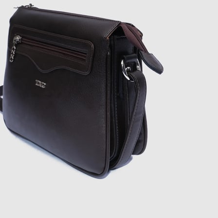 Kadın Kahverengi Sentetik Deri Casual Crossbody Bag [TG930311]