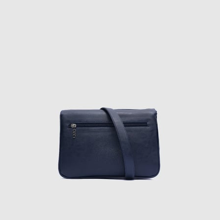 Kadın Lacivert Sentetik Deri Casual Crossbody Bag Çantası [TG930312]