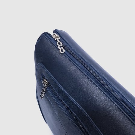 Kadın Lacivert Sentetik Deri Casual Crossbody Bag Çantası [TG930312]