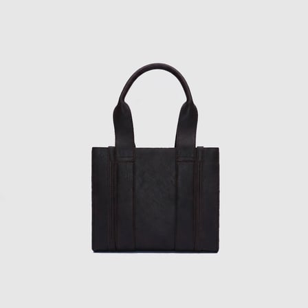 Kadın Kahverengi Sentetik Deri Casual Tote Çanta [TG930316]