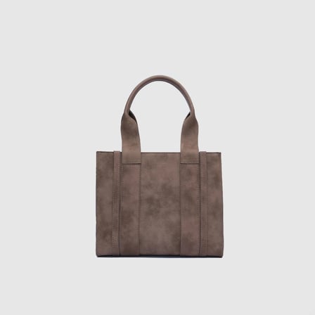 Kadın Vizon Sentetik Deri Casual Tote Çanta [TG930316]
