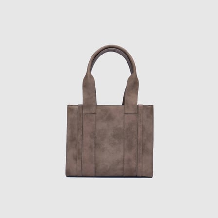Kadın Vizon Sentetik Deri Casual Tote Çanta [TG930316]