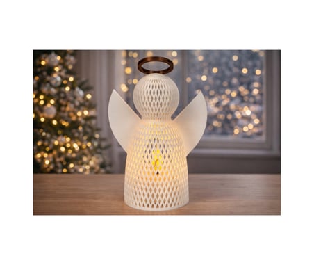3d Melek Mumluk 3 Lü Set Dekoratif Angel Tealight Mumluk Beyaz