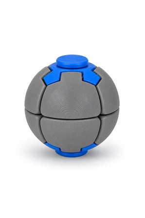 Spin Ball Stres Topu Fidget Oyuncak | Dönen Basmalı Dikkat ve Odak Geliştirici El Oyuncağı