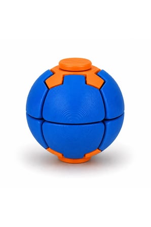 Spin Ball Stres Topu Fidget Oyuncak | Dönen Basmalı Dikkat ve Odak Geliştirici El Oyuncağı