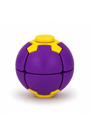 Spin Ball Stres Topu Fidget Oyuncak | Dönen Basmalı Dikkat ve Odak Geliştirici El Oyuncağı