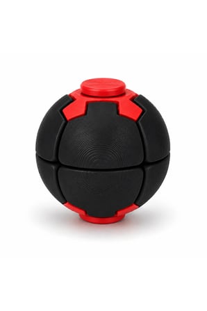Spin Ball Stres Topu Fidget Oyuncak | Dönen Basmalı Dikkat ve Odak Geliştirici El Oyuncağı