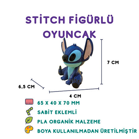 Stitch Figür - 3D Karakter ve Film Temalı Oyuncak