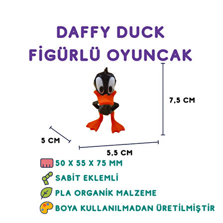 Daffy Duck Figür - 3D Karakter Oyuncak