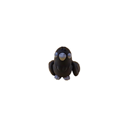 Karga Figür - 3D Kuş Temalı Mini Oyuncak