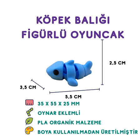 Köpek Balığı Figür - 3D Deniz Canavarı Oyuncak