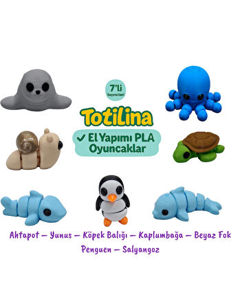 7'li Set Hayvan Figürleri