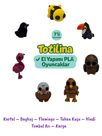 7'li Set Hayvan Figürleri