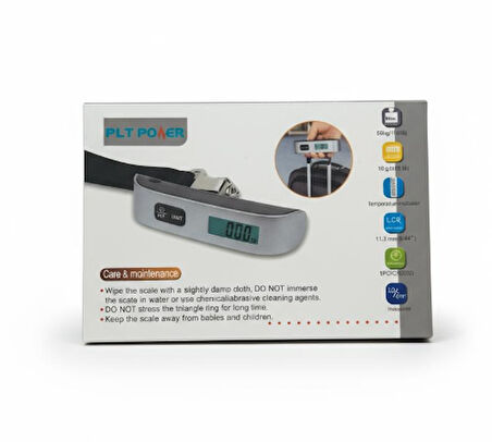 PLT POWER 50 kg Elektronik Valiz Terazisi - Dijital LCD Ekranlı