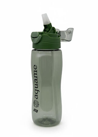 Titiz Rio matara 750 ml Kapaklı- Pipetli, Kapak Koruma Kılıflı Su Matarası Yeşil