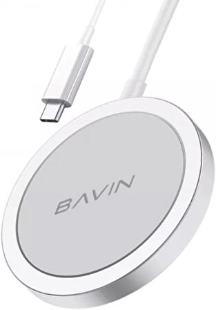 Magsafe Kablosuz Şarj Cihazı BAVİN CB-215 15W 