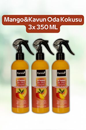 Farnia Kavun & Mango Oda Spreyi 350 Ml Melon & Mango 3 Adet