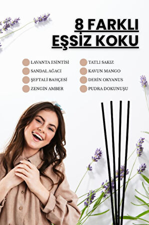 Farnia Premium Çubuklu Oda ve Ofis Kokusu 100 Ml Zengin Amber Rich Amber