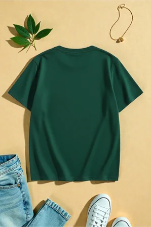 Unisex Kalp Love Baskılı Tasarım Tshirt