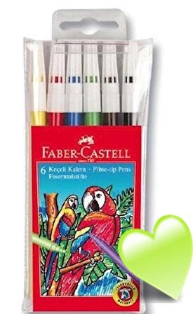 Faber Castell Keçeli Kalem 6Lı